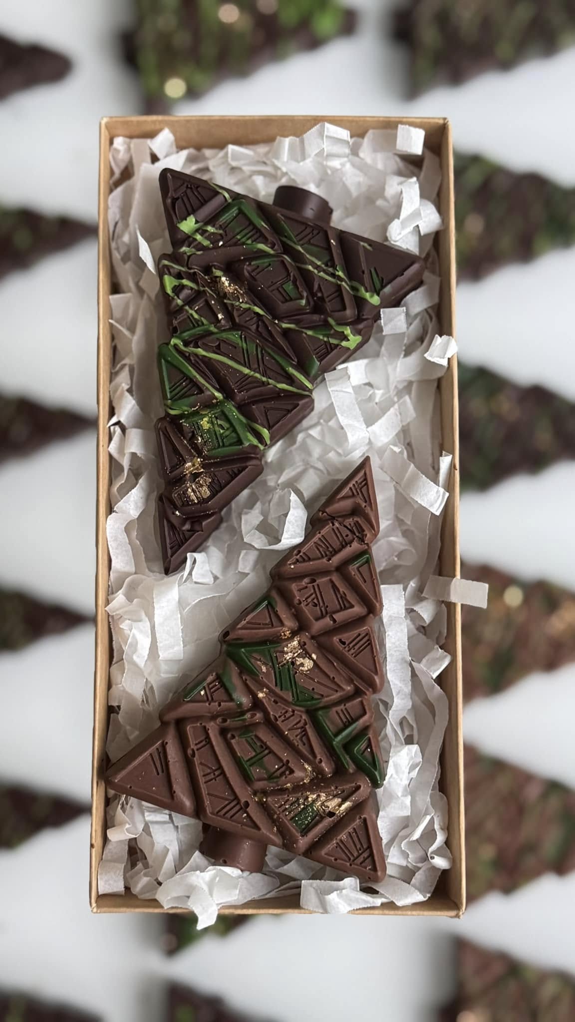 Dubai chocolate Christmas tree
